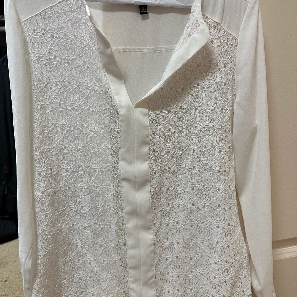 The Limited White Blouse